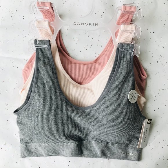 Danskin Other - Danskin  Intimates  All day Comfort BRAS, Removable Pads,  3-set ,Size : L